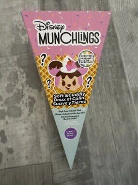 Disney Munchlings Scented Series 1 Ice Cream 6" Plush UNOPENED